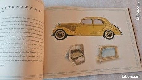 1938 brochure Mercedes 170 V Torpedo, Roadster, Cabrio... : catalogue de 28 p. En français (image 5)