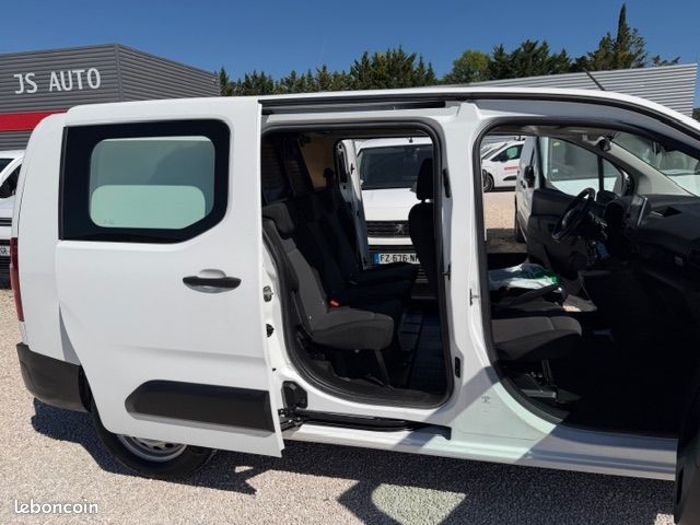 Citroen BERLINGO VAN XL 850KG BLUEHDI 100 CH CABINE APPROFONDIE GPS CARPLAY CAMERA (image 6)