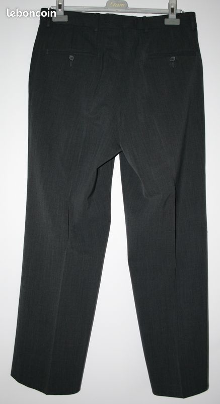 Pantalon type "costume" Gris Marque CANALETTO Taille 44 (image 2)