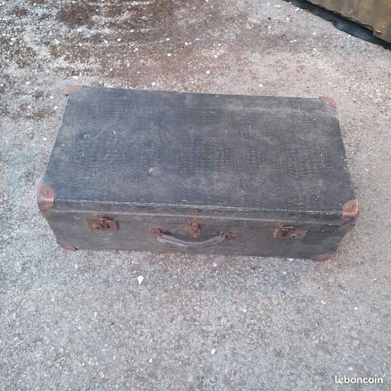 Valise ancienne bois Décoration