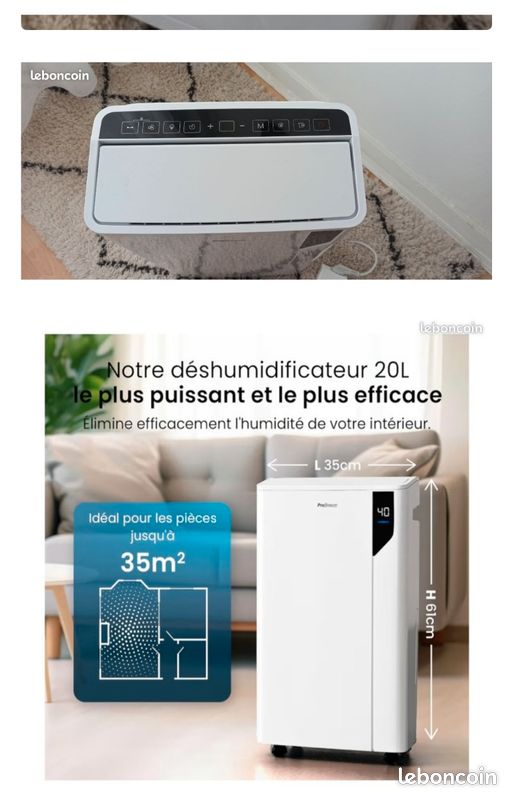 Déshumidificateur d'Air ProBreeze (image 3)