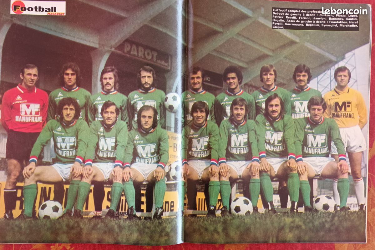 FOOTBALL 02/05/1975 ASSE ACTUALITÉS ST-ETIENNE - OM