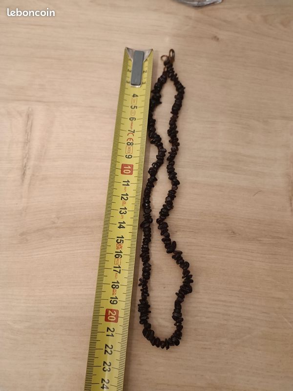 Collier jaspe grenat (image 3)