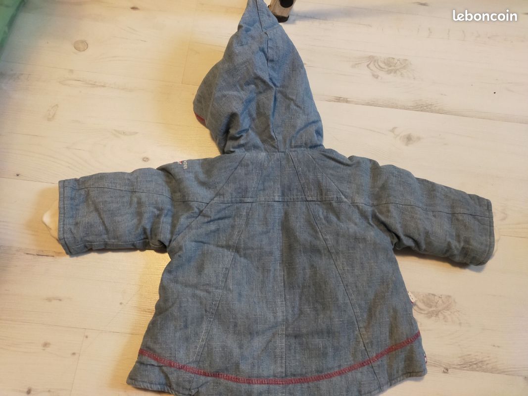 Manteau chaud avec gants 3 mois sucre d'orge (image 3)