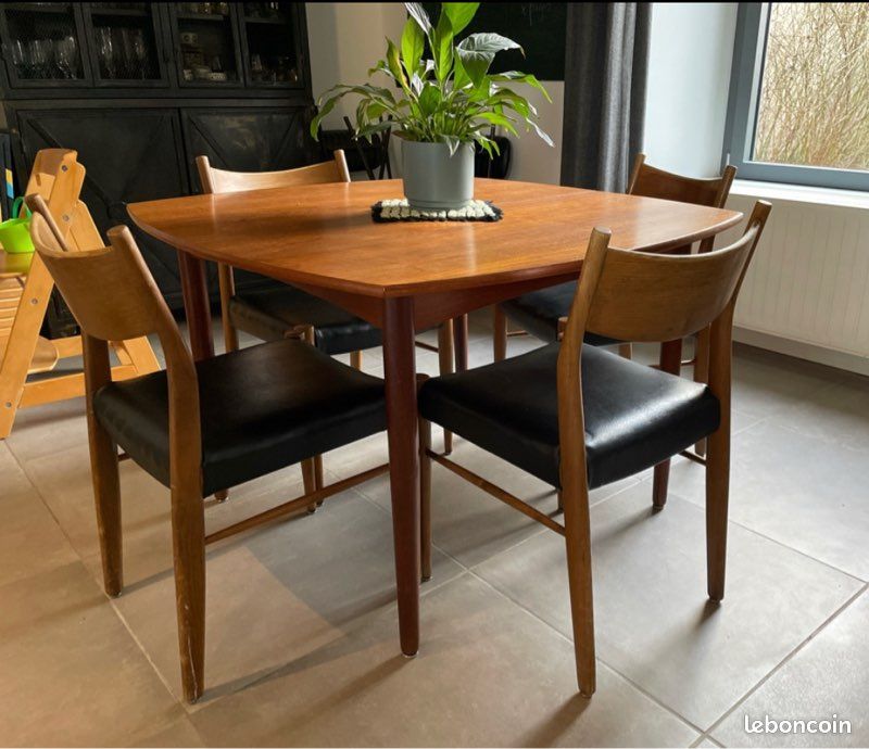 Table salle à manger teck (image 3)