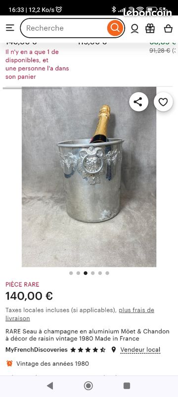 Rafraîchisseur à champagne - Moët & Chandon Champagne MOD
