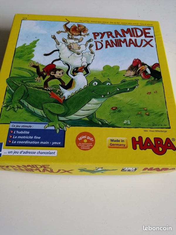 Jeu de société pyramide d'animaux HABA (image 1)