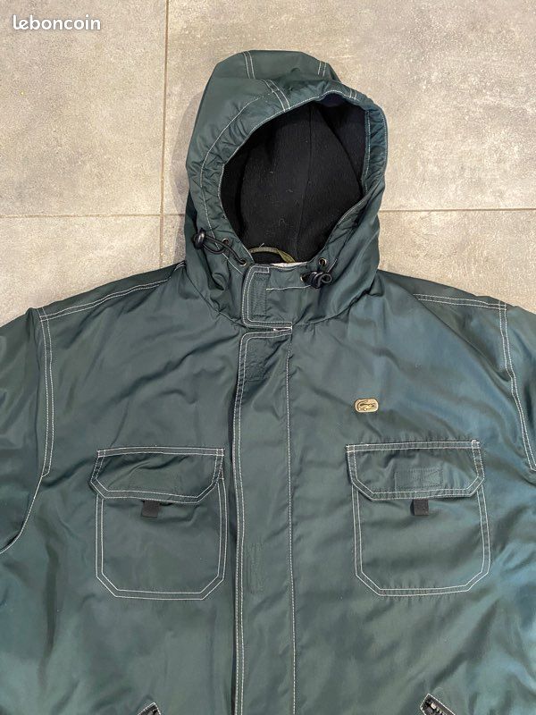 Veste manteau Lacoste vintage retro taille M excellent état 90s (image 3)