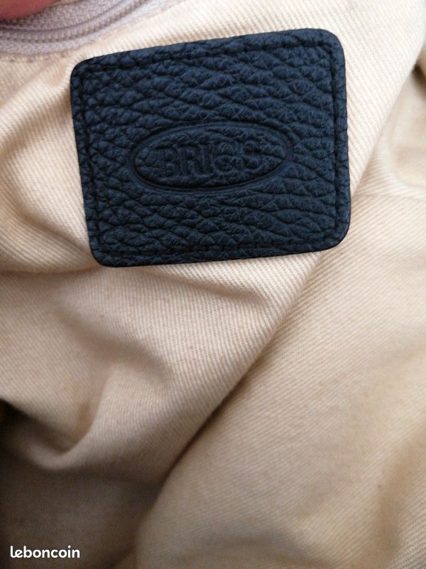 Grand sac à main cuir noir Bric's (image 9)