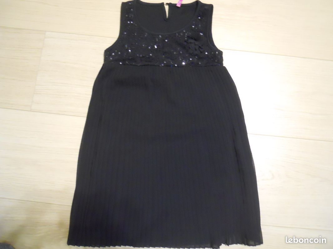 Robe de fête noire fille (image 1)