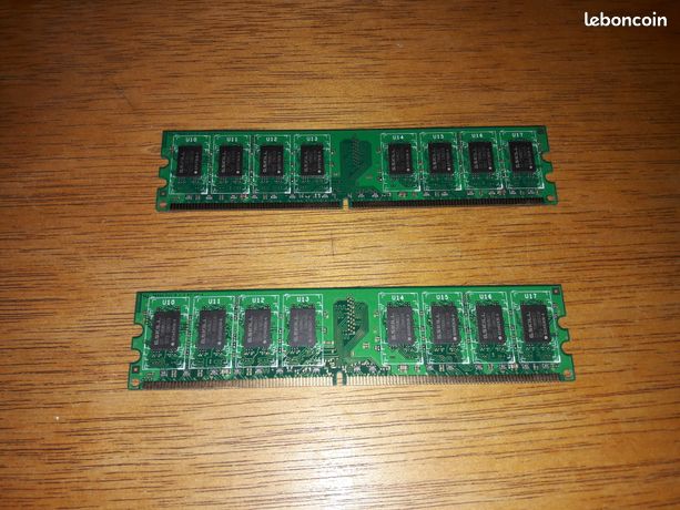 Kit Mémoire DDR2 SODIMM 2x2 Go – Marque Hynix, Pour Ordinateur Portable, Occasion
