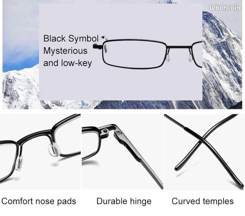 De Lecture JOX Lunettes De Lecture Pliantes, Bloquant La