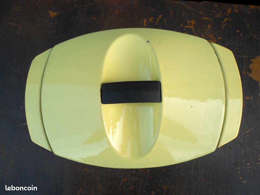 Cocotte en fonte vintage Le Creuset Raymond Loewy France années 50 60 70 (image 2)