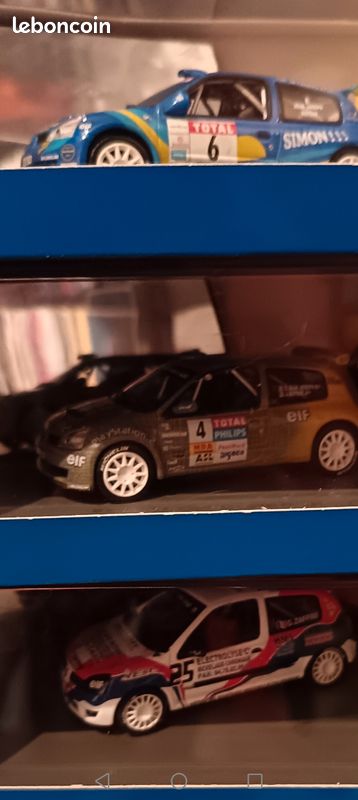 Lot renault Clio rs / s1600 rallye UH 1/43 (image 1)