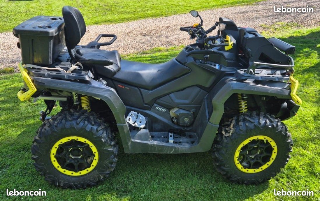 Quad can am 100 outlander xxc XT-P 2 places homologué route ( échange possible voiture , moto , harley ) (image 2)