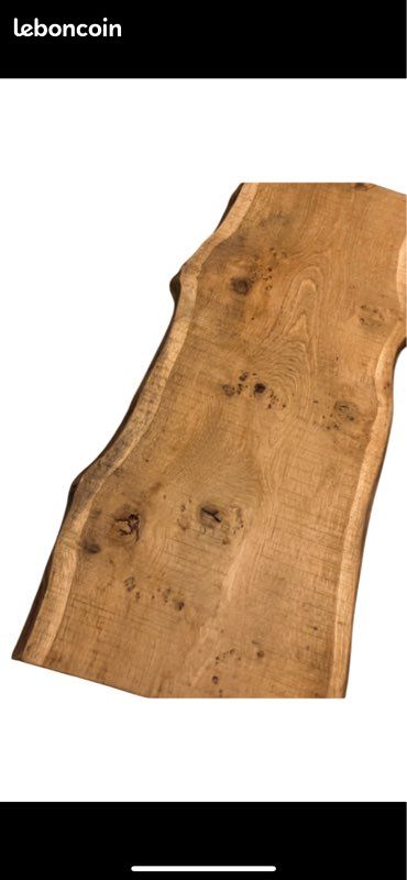 Dalle En Chêne Vive-arête – Séchée Au Four, 810x270x42mm, Planée Poncée