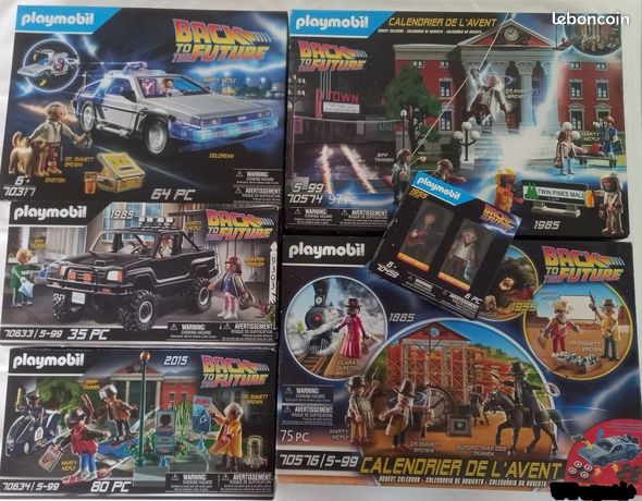 PLAYMOBIL 70576 - Retour vers le futur - Calendrier de l'avent pas cher 