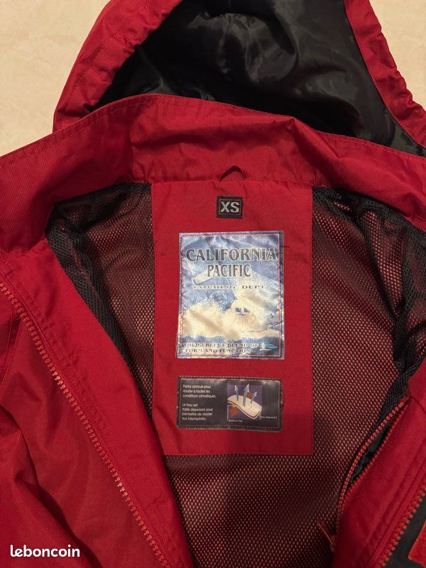 Veste Pacific imperméable en tissu à deux couches Homme bleu | FR