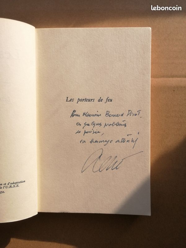 Salah STÉTIÉ Les Porteurs de Feu 1972 Gallimard (image 2)