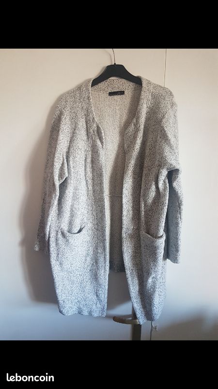 Gilet gris zara 42 (image 1)