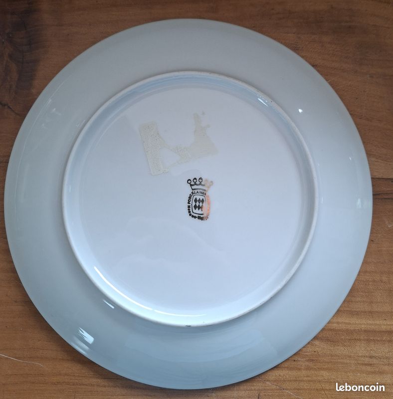 Assiette déco - Monaco - Grace Kelly et Rainier III (image 2)
