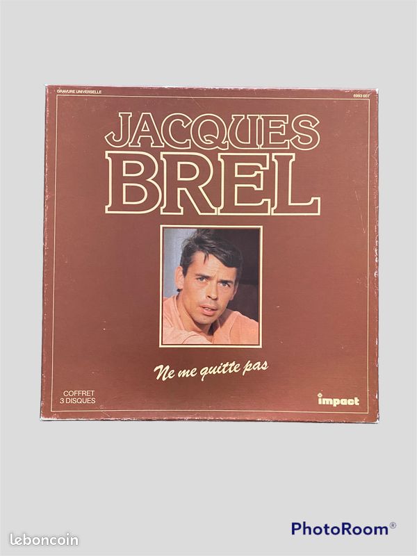Coffret 3 disques 33T Jacques Brel (image 1)