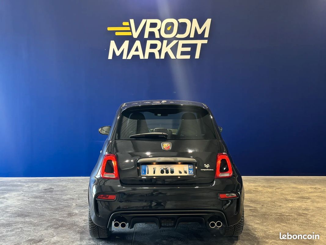 Abarth 500 1.4 Turbo T-Jet 180ch 595 Competizione BVA - Origine France / CarPlay / Suivi complet Fiat / Audio Beats / Toit Ouvrant (image 4)