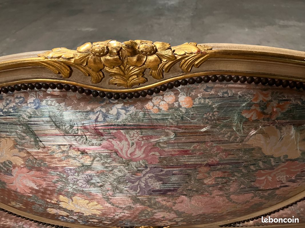 Lit corbeille style Louis XV (image 4)