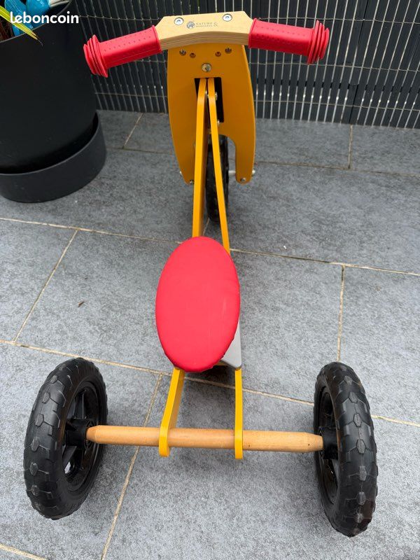 Tricycle en bois Nature et découvertes excellent état (image 4)