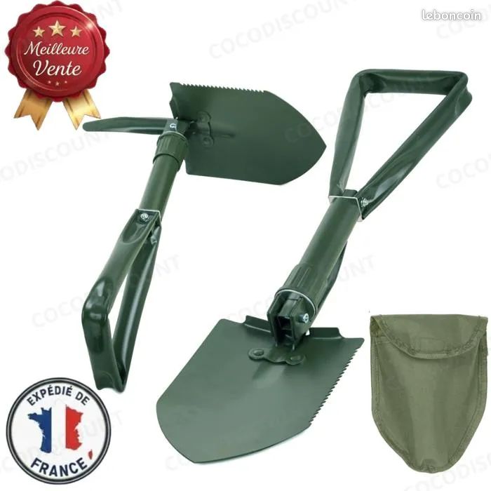 Pelle Multifonction De Survie Et Camping – Outil Pliable Rando, Jardin, équipement Extérieur