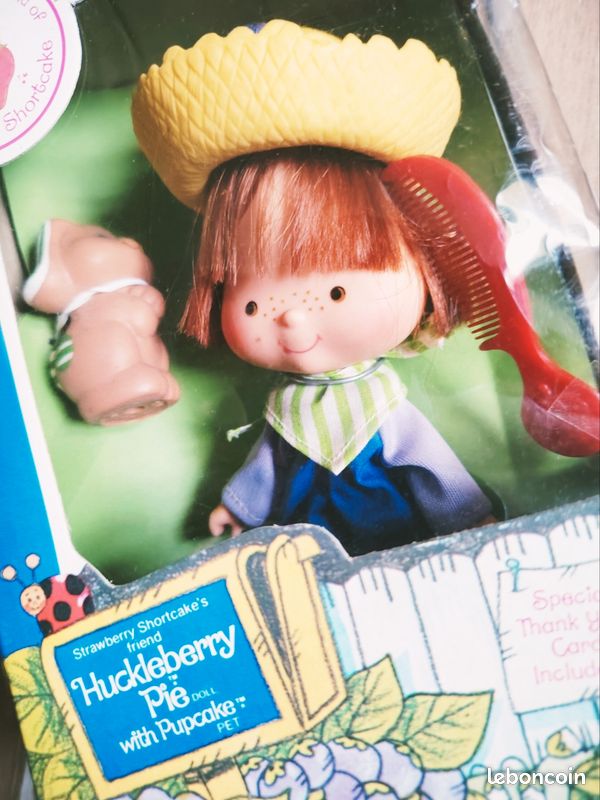 Poupée Vintage Kenner Charlotte Aux Fraises – Huckleberry Pie Avec Accessoires