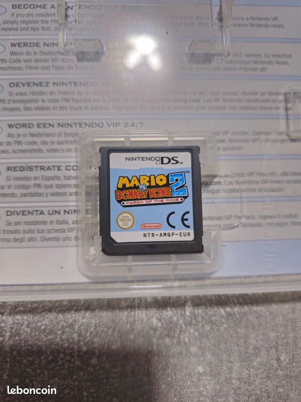 Lot De 3 Jeux Nintendo DS - Super Mario 64 DS, Mario Vs Donkey Kong 2, Mario Party DS - Bon état