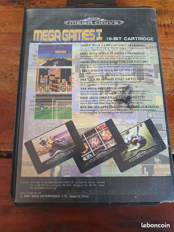 Jeu mega gammes 1 megadrive (image 3)