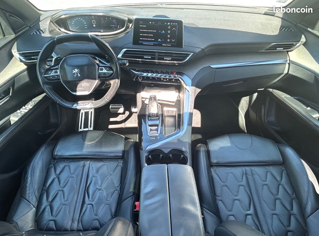 Peugeot 3008 generation-ii 2.0 bluehdi 180 gt bva- moteur changé/sieges cuir/to/ (image 9)