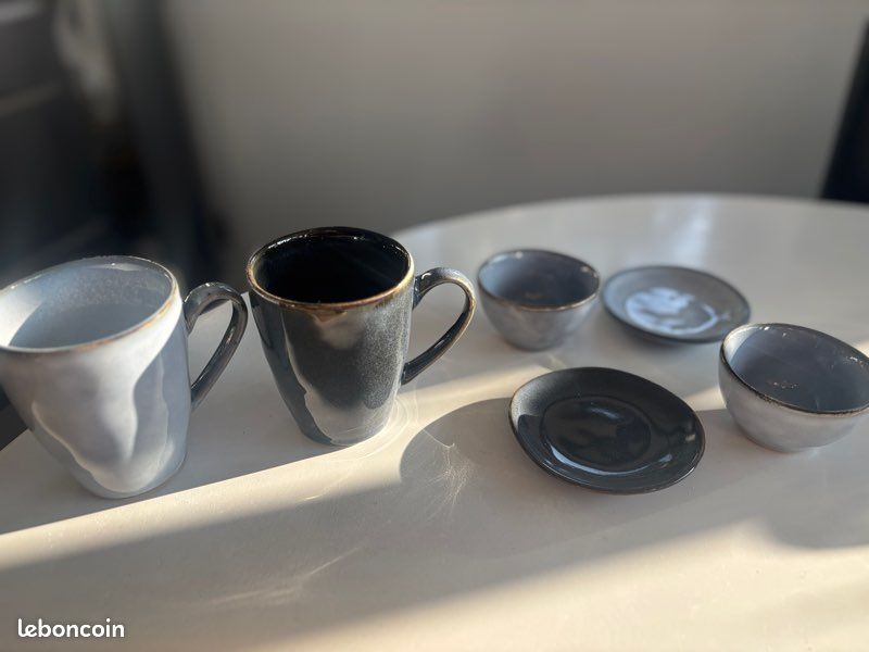 Ensemble 6 pièces vaisselle petit déjeuner earth casa (image 6)