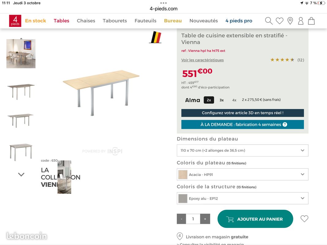 Table de cuisine (image 8)