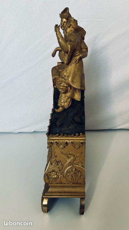 Pendule en bronze XIXe siècle (image 14)
