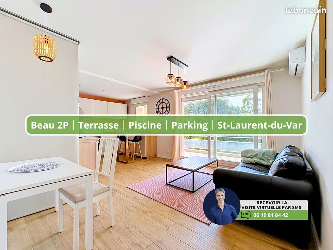 Appartement 2 pièces 43 m² · à Saint-Laurent-du-Var · 43 m² · 282 900 €