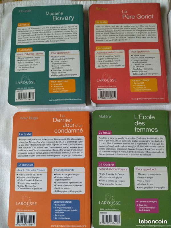 Petits classiques Larousse à l'unité ou en lot (image 7)