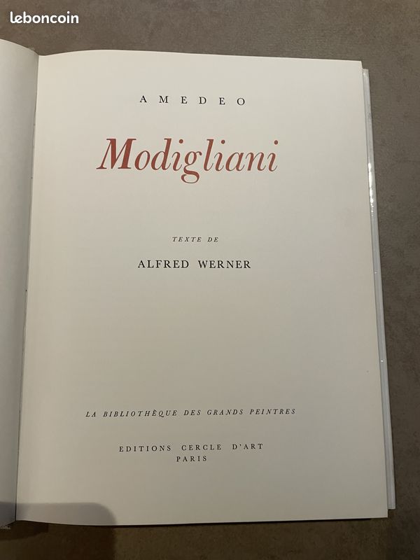 Livre sur Modigliani (image 2)