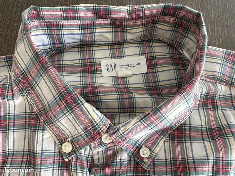 Chemise homme GAP manches longues Taille XL (image 2)