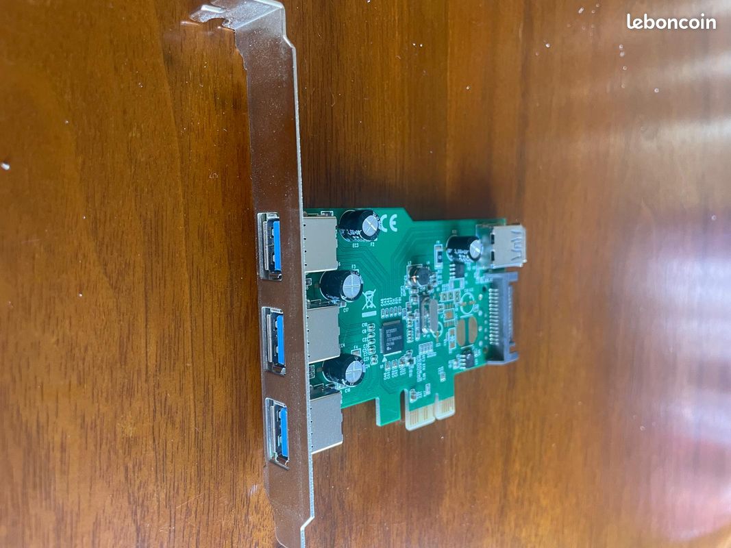 Carte pci 3 ports USB-3 (image 1)