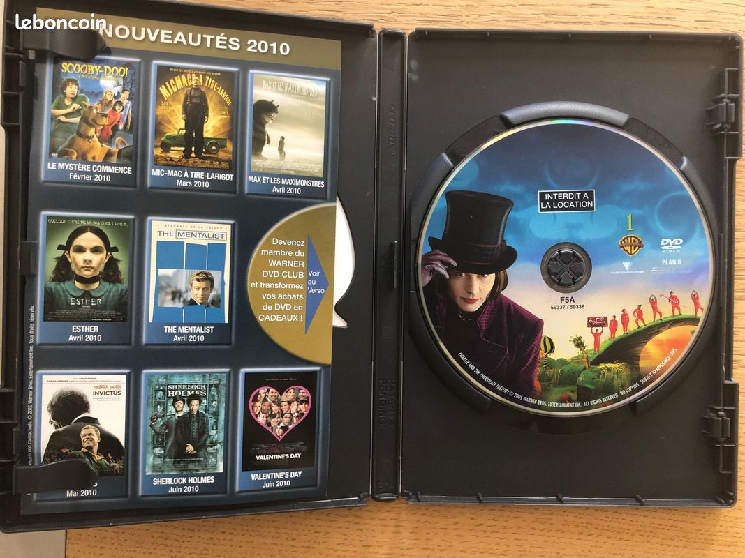 Coffret dvd Charlie et la chocolaterie (image 4)