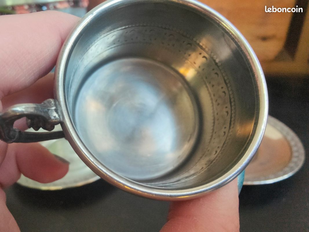 Tasses étain Italien / vintage (image 7)