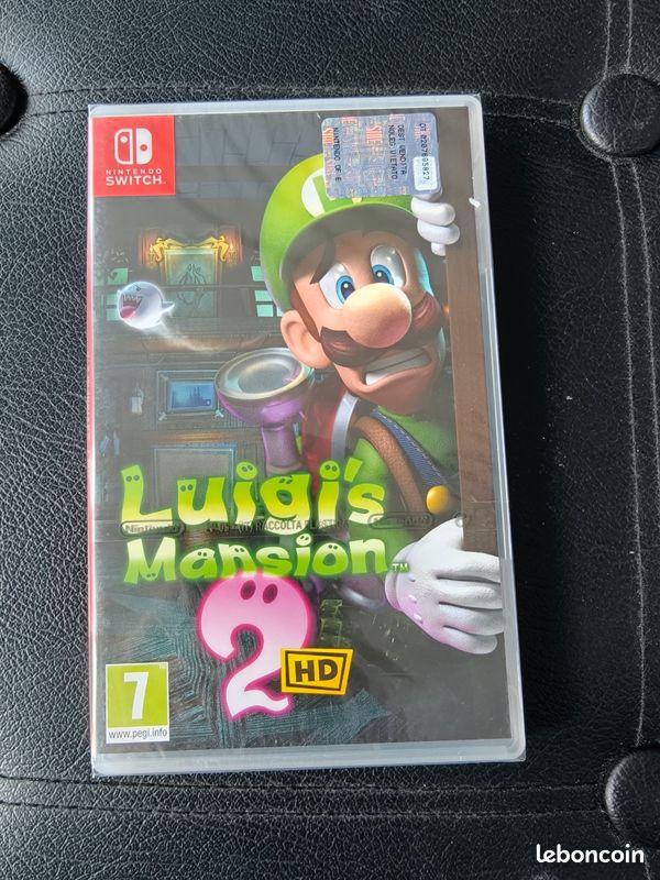 Jeu switch luigi's Mansion 2 HD "sous blister" (image 1)
