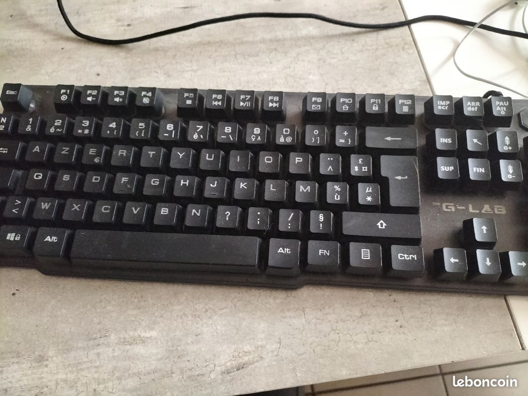 Clavier RGB glabs (image 1)