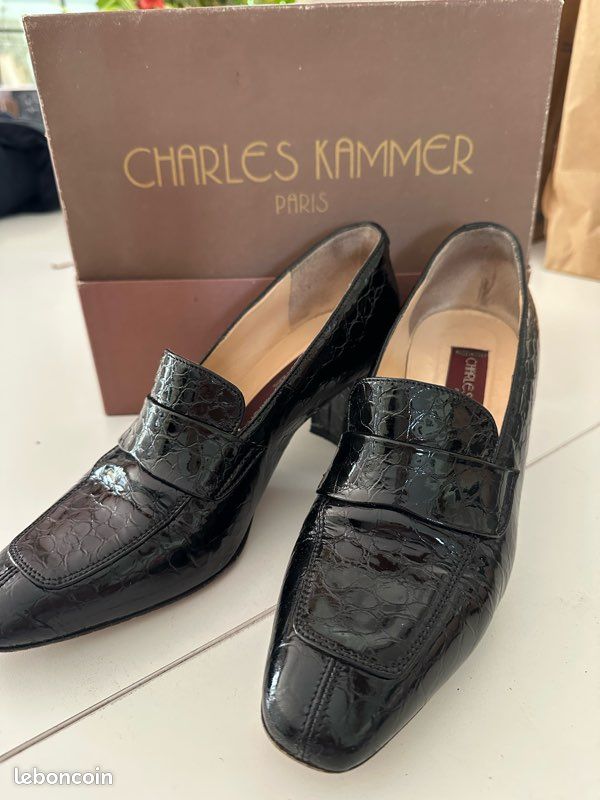 Mocassin à talon CHARLES KAMMER (image 1)