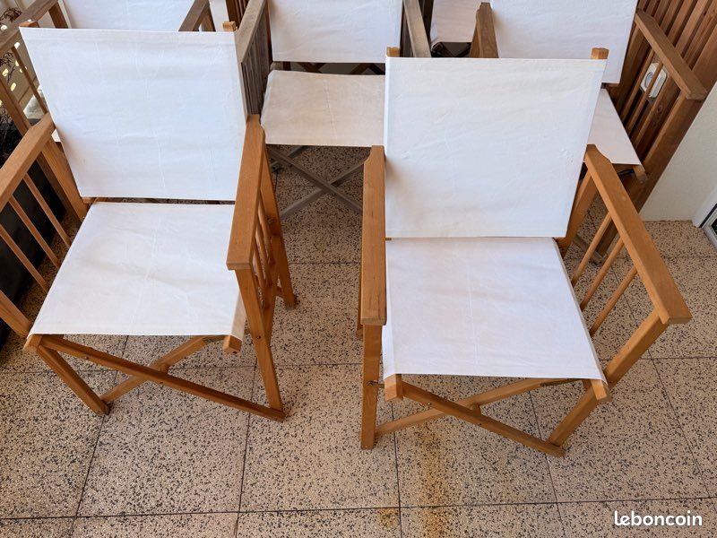 Lot 10 fauteuils/ chaises pliantes (image 4)