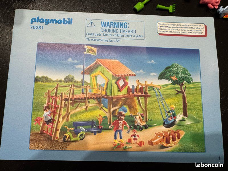 PLAYMOBIL City Life - 70281 - Parc de jeux et enfants (image 6)