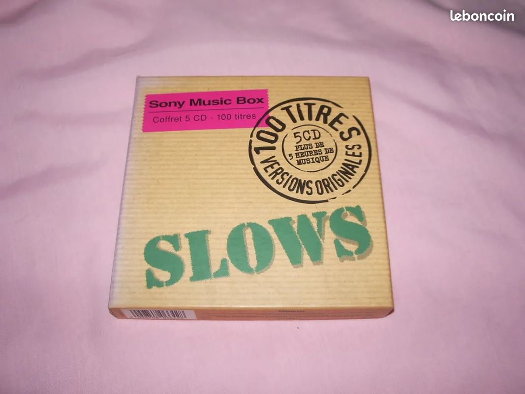 Coffret 5 cd sony music box slows 100 titres (image 1)